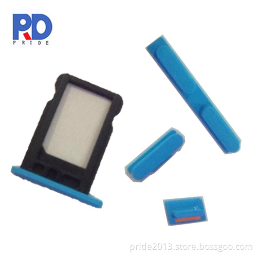 OEM 4 in 1 Side Keys & SIM Card Tray Replacement for iPhone 5c